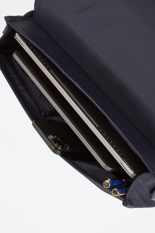 Porte-documents en cuir - Bleu