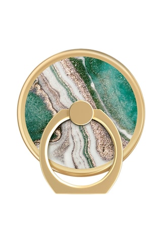 Argola de suporte universal Mármore Jade dourado - Dourado e verde - Ideal of Sweden