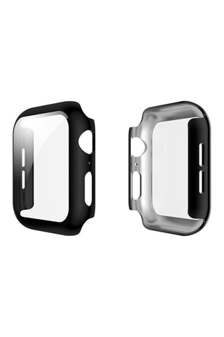 Capa de proteção compatível Apple Watch 44 mm - Preto - EKO