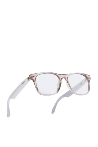 Óculos conectados Mogie - Modelo Sirius - Bluetooth - Branco e rosa-claro