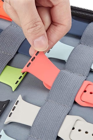 Saco de arrumação para braceletes e relógio - Preto, cinzento