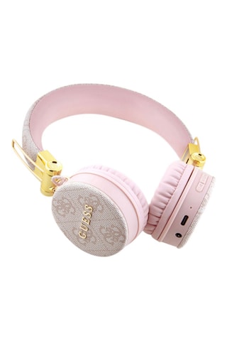 Auscultadores estéreo Guess - 4G - Bluetooth - Rosa