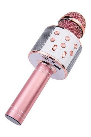 Micro Karaoke Bluetooth Dourado-rosa - TechKidz