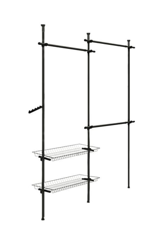 Penderie télescopique - 177 x 35 x 278 cm