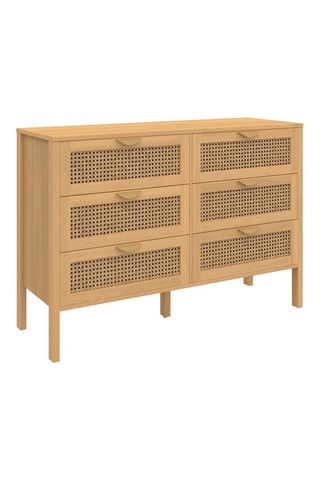 Commode 6 tiroirs Eve - 118 x 80 x 40 cm