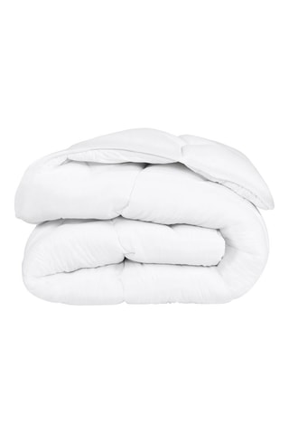 Couette extra chaude - anti-acariens - microfibres - 700 g/m² + oreiller(s) moelleux 500 g/m²