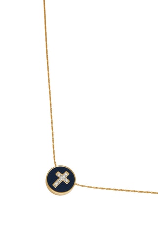 Collana - Dorato e bianco