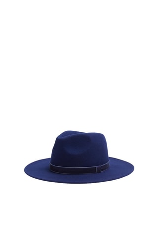 Fedora in lana - Navy
