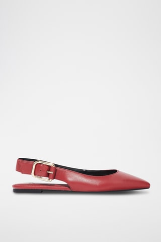 Escarpins en cuir de chèvre - Rouge