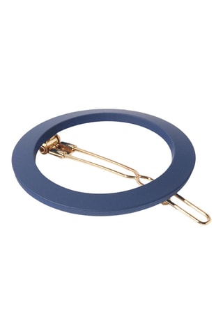 Barrette à pique - Doré et bleu marine