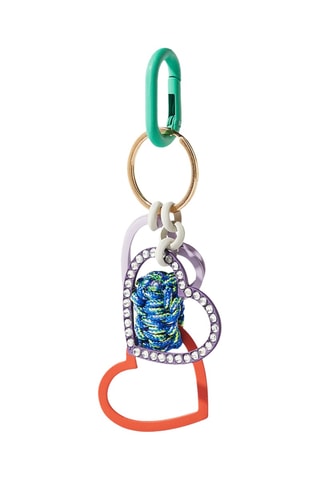 Porte-clés - Violet et vert