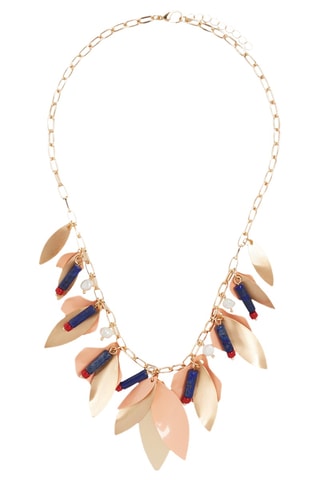 Collana - Dorato e rosa cipria