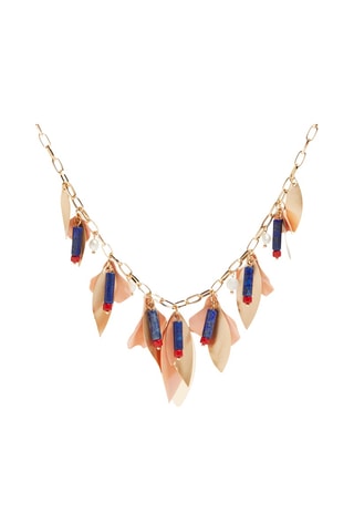 Collana - Dorato e rosa cipria