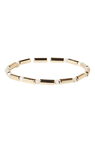 Bracelet - Doré et blanc