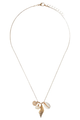 Collana - Dorato e bianco