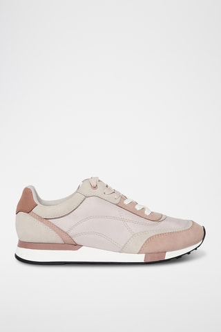 Baskets - Vieux rose et gris clair