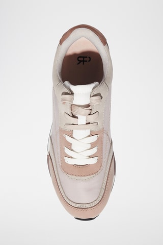 Baskets - Vieux rose et gris clair