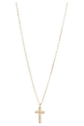 Collana - Dorato e bianco