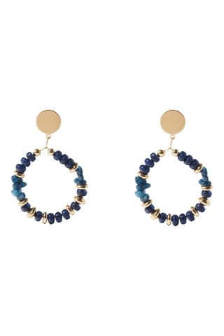 Orecchini - Dorato e navy