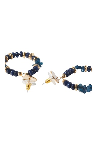 Orecchini - Dorato e navy