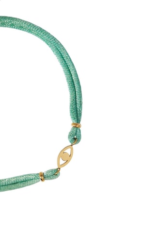 Bracelet - Vert d'eau et doré