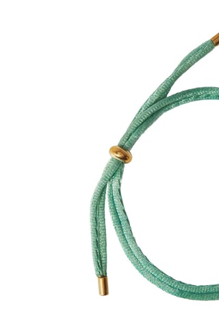 Bracelet - Vert d'eau et doré