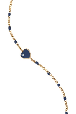 Bracelet - Doré et bleu marine