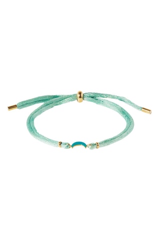 Bracelet - Vert d'eau et doré