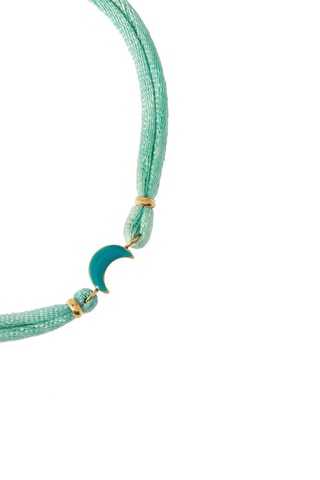 Bracelet - Vert d'eau et doré