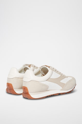 Baskets - Beige et blanc