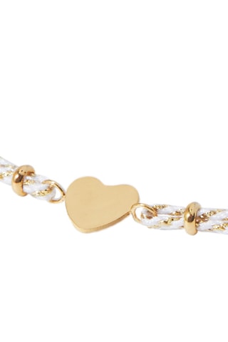 Bracelet - Doré et blanc