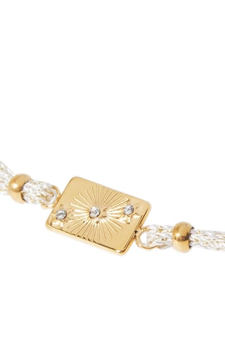 Bracelet - Doré et blanc