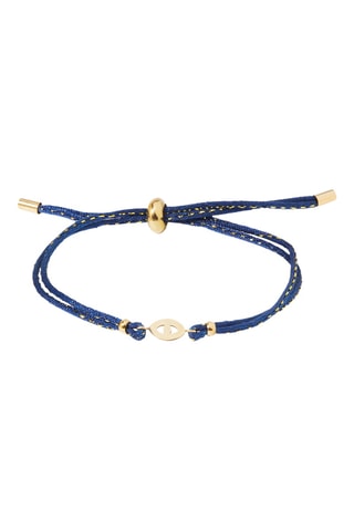 Bracelet - Bleu marine et doré