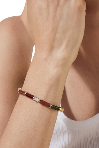 Bracelet - Rouge et doré