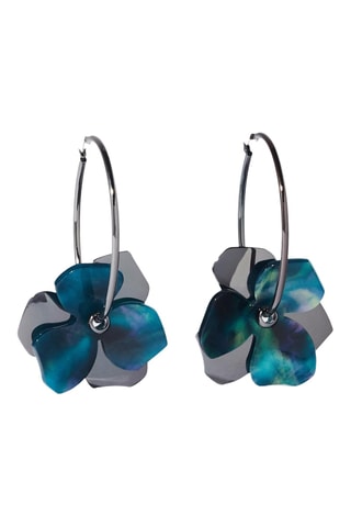 Orecchini a cerchio - Verde