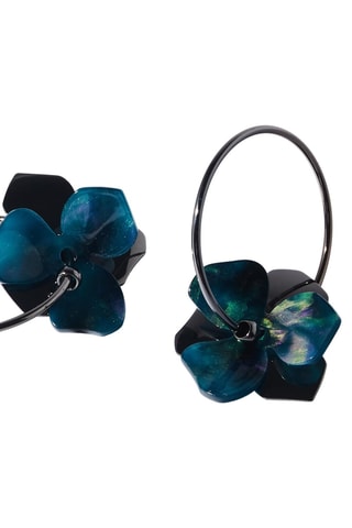 Orecchini a cerchio - Verde