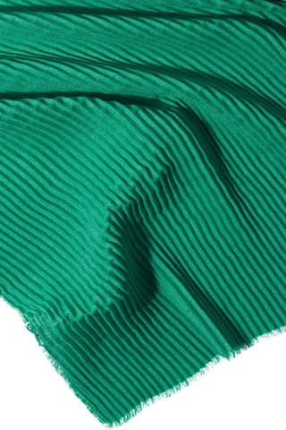 Foulard plissé - Vert foncé