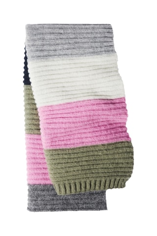 Echarpe - Rose et blanc