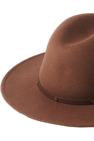 Fedora in lana - Marrone