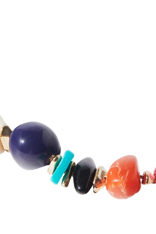 Collier - Rose et bleu