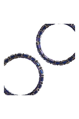 Orecchini a cerchio - Blu