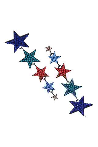 Orecchini - Blu e rosso