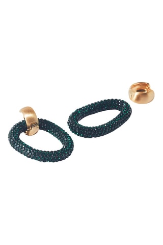 Orecchini - Verde e dorato