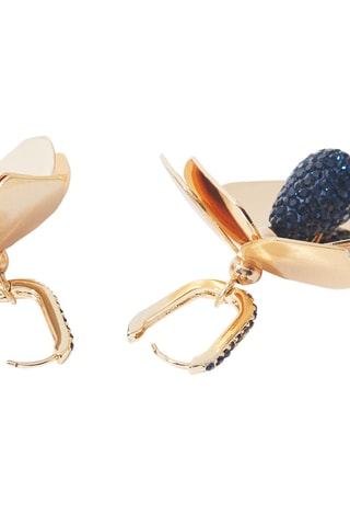 Orecchini - Dorato e nero