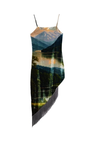 Abito asimmetrico - Verde