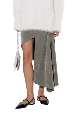 Gonna asimmetrica - Grigio