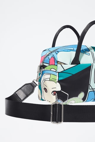 Sac bowling - Blanc et bleu