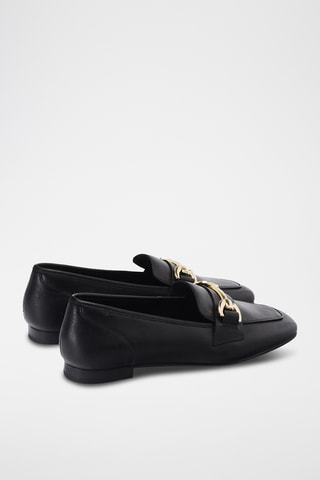 Ballerines en cuir - Noir