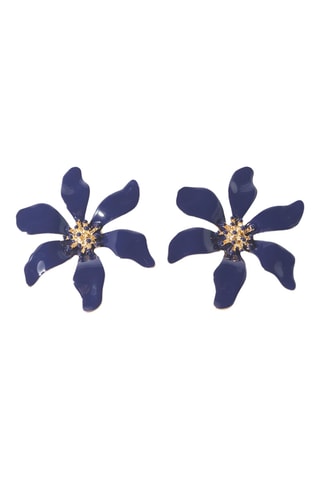 Orecchini - Navy e dorato