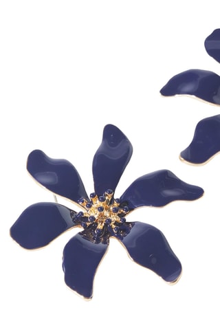 Orecchini - Navy e dorato